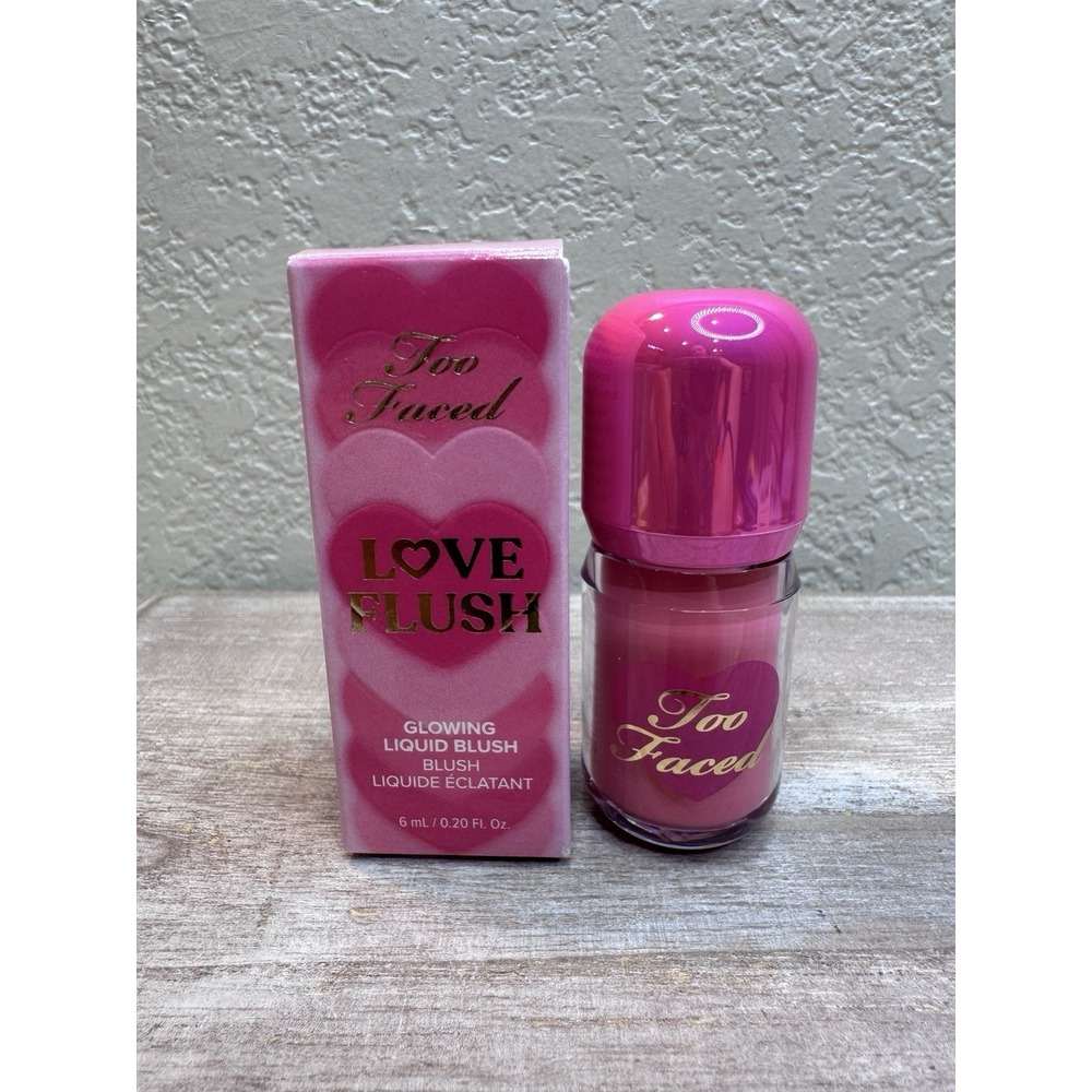 $18 🌙 Too Faced Love Flush Glowing Liquid Blush, At First Sight NEW
